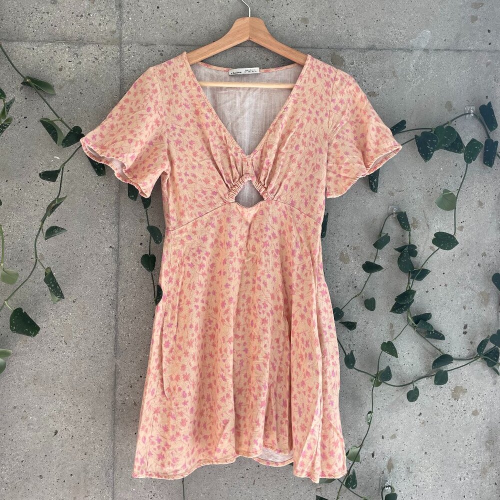 Pull&Bear Floral Mini Dress